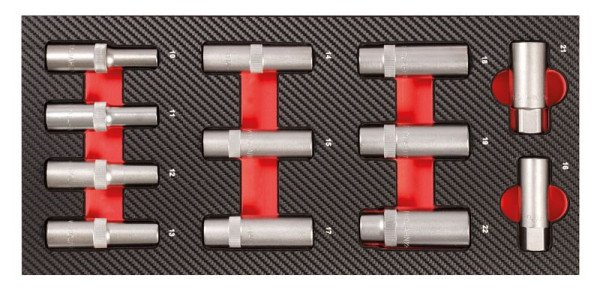 Projahn dopsleutel 12 stuks 1/2" diepe moeren, 5999-431