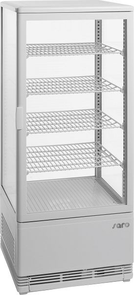 Saro koelvitrine model SC 100 wit, 330-1012