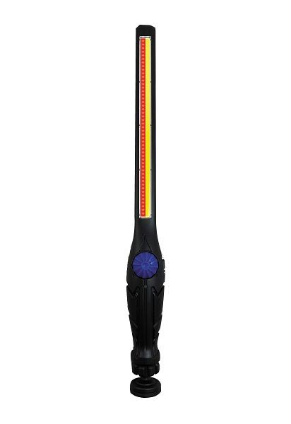 De Witte werklamp met 2 rijen LED COB - wit / rode flits, 888.888.400