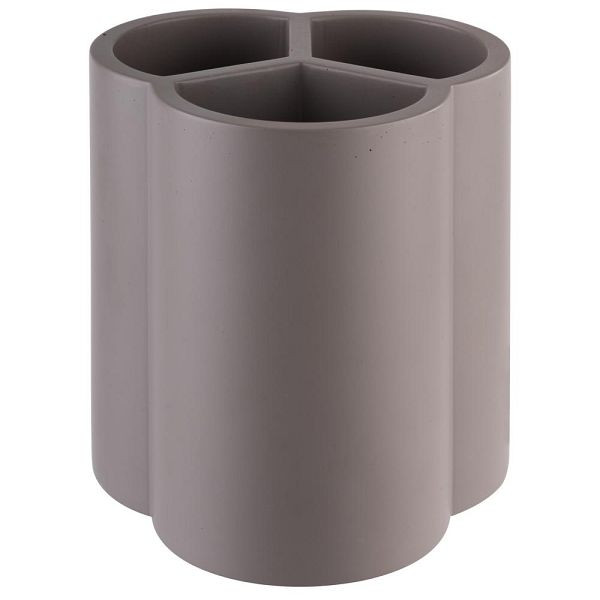 APS bestekbak "ELEMENT", beton, 13 x 13 cm, hoogte 14,5 cm, 3 vakken, grijs, 11750