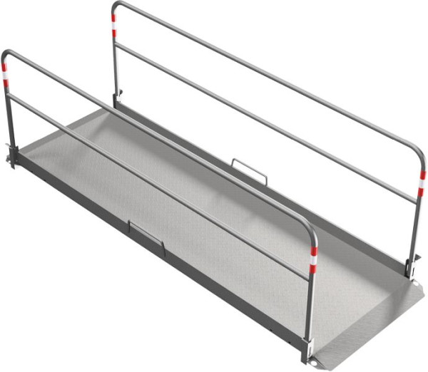 Schake slootbrug van aluminium, breedte: 1,00 m, lengte: 3,20 m, 20283