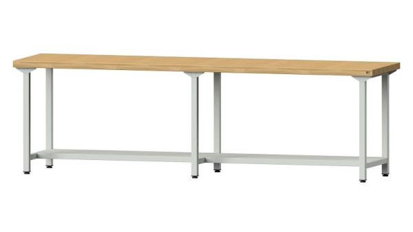 ANKE werkbanken werktafel, model 91, 2800 x 700 x 850 mm, RAL 7035, BMP 50 mm, 400.450