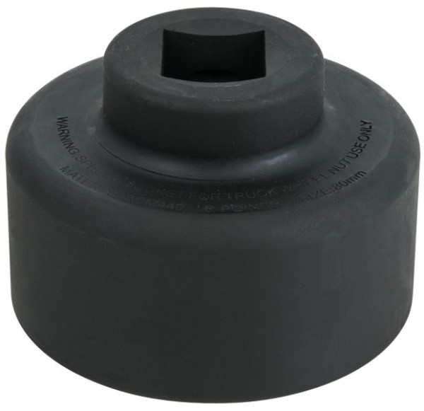 KS Tools 1" asmoersleutel, zeskant, kort, 80 mm, 460.0220