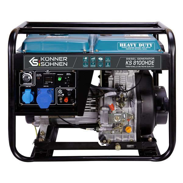 Könner & Söhnen dieselgenerator KS 6100HDE (EURO V), KS 6100HDE