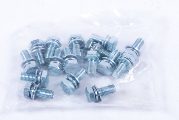 KS Tools M8 schroef met ring 16 stuks, 826.0007-R007P
