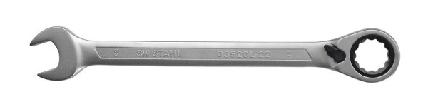 SW-Stahl ringratelsleutel, 22 mm, omschakelbaar, 03520L-22