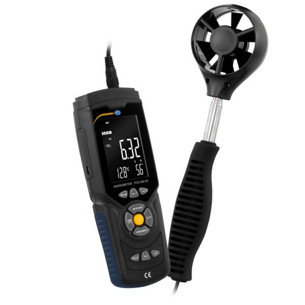 PCE Instruments Anemometer, windsnelheid m/s, PCE-AM 45