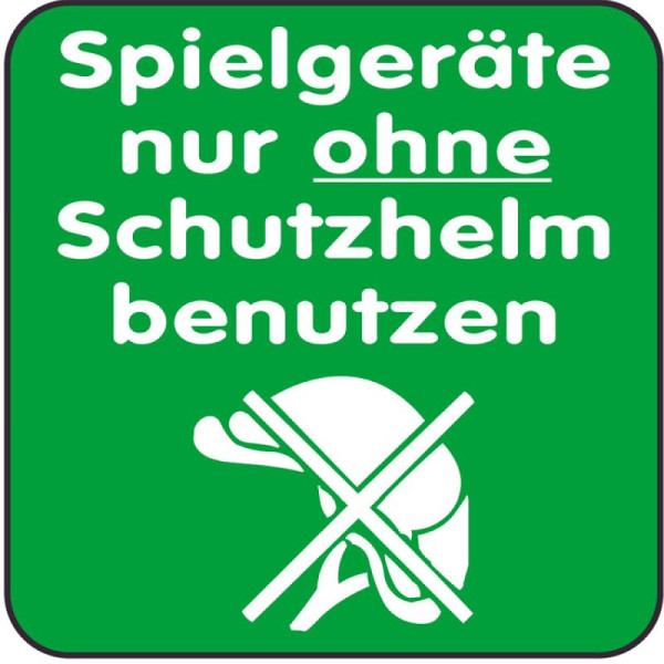 Stein HGS HGS speeltuinbord, speeltoestellen alleen gebruiken zonder veiligheidshelm, 420 x 420 mm, 14851