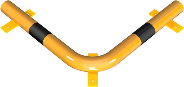 Schake-hoekstootbeschermingsbalk, ronde stalen buis Ø 76 mm voor plugbevestiging, 477_50BG