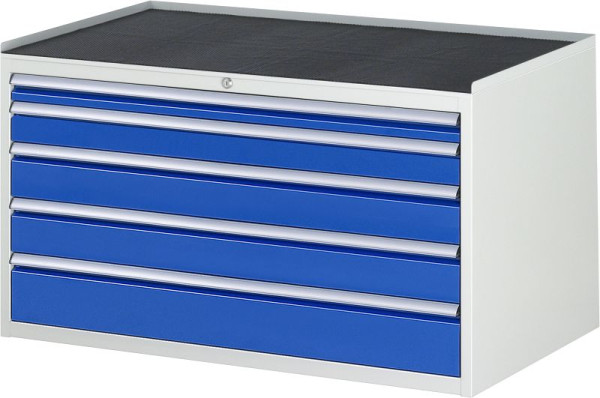 RAU ladekast serie 7000, B1145xD650xH645mm, laden: 1xH60, 1xH90, 2xH120, 1xH150mm, metalen steun, 03-XXL3.11A-MT.11