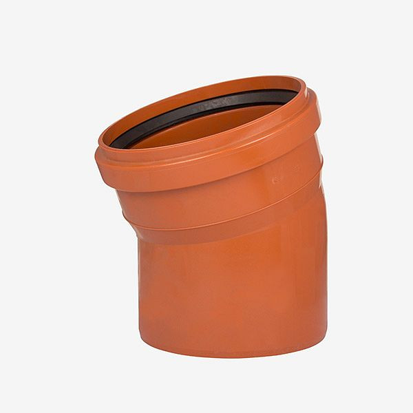 HKW schachtbocht 15° - PVC Ø 250 mm, 9130-25
