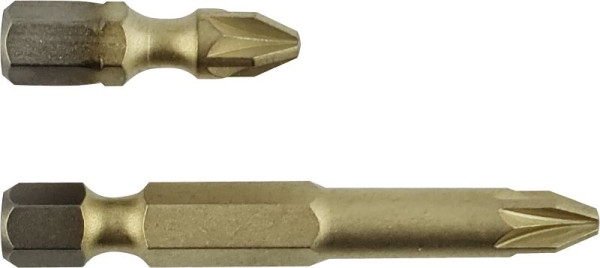 Projahn 1/4" STAR bit lengte 50mm PZ2 ZrN pak van 10, 1781102-10