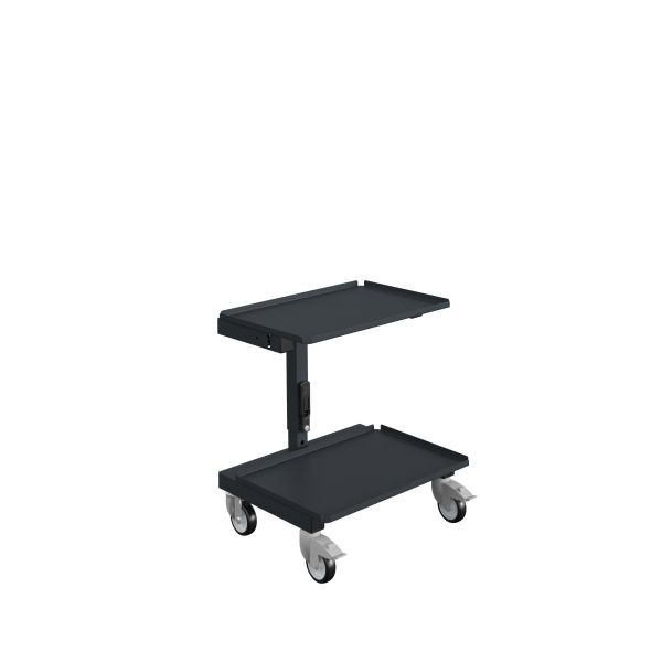 SOFAME onderplank met 4 contactranden voor SOFAME SRI2 materiaal staanderbreedte 610 mm, antracietgrijs RAL 7016, W020020008GA