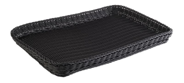 APS mand -PROFI LINE-, 60 x 40 cm, hoogte: 5 cm, polypropyleen, zwart, 50918