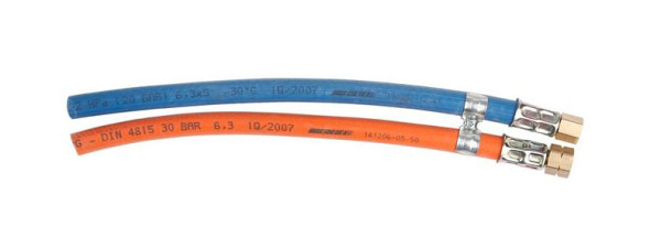 ELMAG hogedrukslang PB30 propaan 6, 3x5, 5 meter, G 3/8LH x G 3/8LH, 57185
