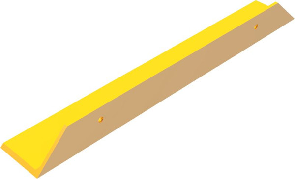 Schake Schrammbord stalen hoek 100 x 150 x 10 mm voor plugbevestiging, totale lengte: 1000 mm, 477_46BG