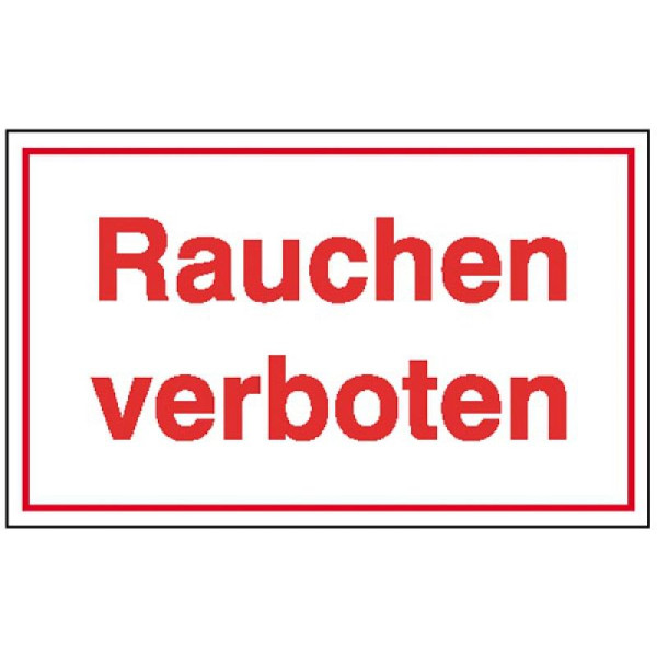 Stein HGS HGS informatiebord voor bedrijfsidentificatie, roken verboden, 250x150mm/kunststof (polystrol), 41.0575
