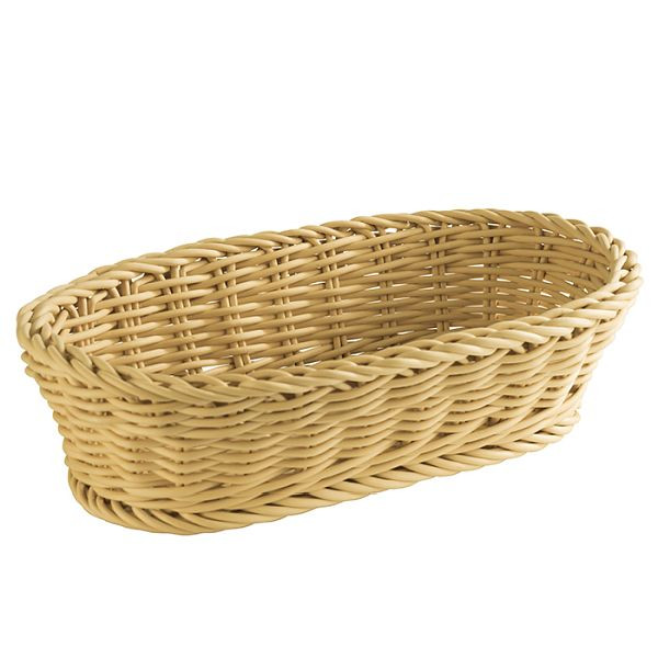 APS stokbroodmand, ovaal, 28 x 16 cm, hoogte: 8 cm, polypropyleen, lichtbeige, -PROFI LINE-, 50805