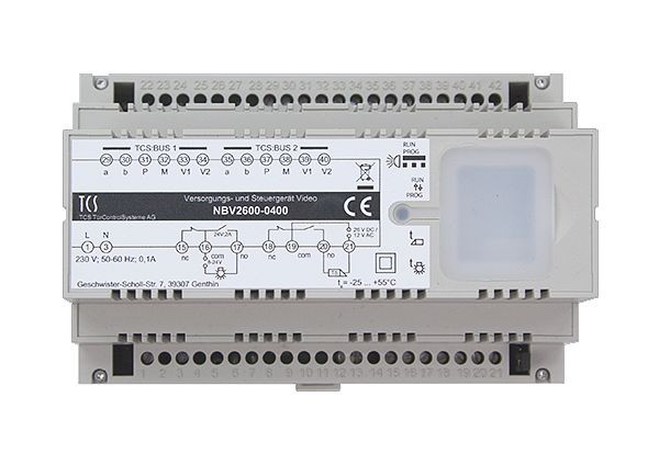 TCS voedings- en besturingseenheid NBV2600-0400 voor videosystemen 8 TE, NBV2600-0400