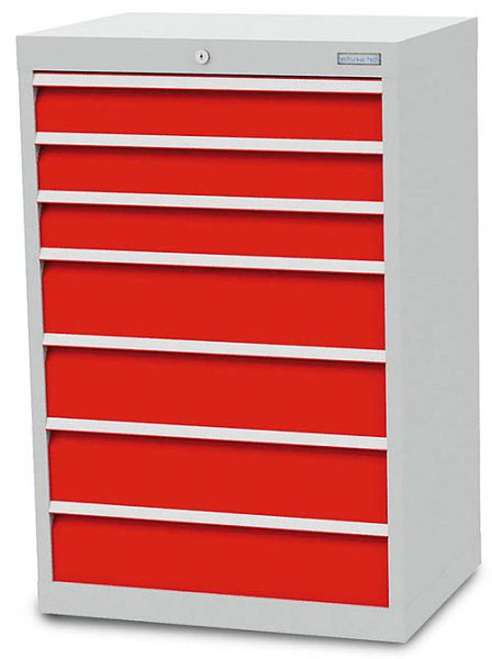 Bedrunka + Hirth ladekast serie T500-6, met 7 lades, verschillende fronthoogtes, 60.340A