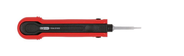 KS Tools ontgrendelingsgereedschap voor platte stekkers/platte bussen 1,2 mm (AMP Tyco MQS), 154.0105