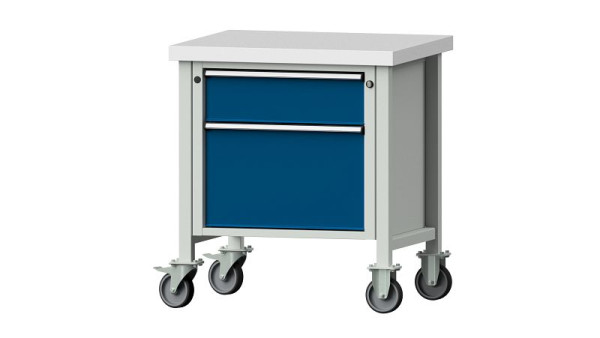 ANKE werkbanken kistwerkbank, model 55 V, 800 x 700 x 900 mm, RAL 7035/5010, KSP 50 mm, 307.039