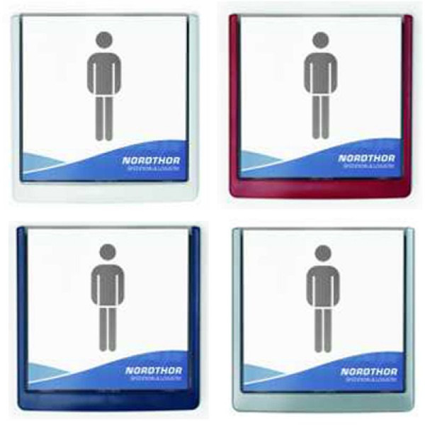 Stone HGS deurbord -Clicksign-, 169 x 169 mm, donkerblauw, ci4862-03