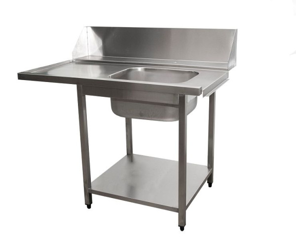 Saro inlaattafel vaatwasser rechts, 1 spoelbak, 1200mm, 700-3000R