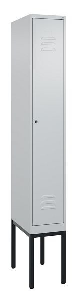 C+P luierkluis Classic PLUS met middenwand, frame, 2120x300x500mm, 7035/7035, cilinderslot, 0800307-10F S10024