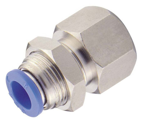 timmer B-GAS-10-1/4-MSv-bl, rechte schroefverbinding met schotaansluiting, slang-Ø: 10 mm, schroefdraad: 1/4", VE: 10 stuks, 03181237