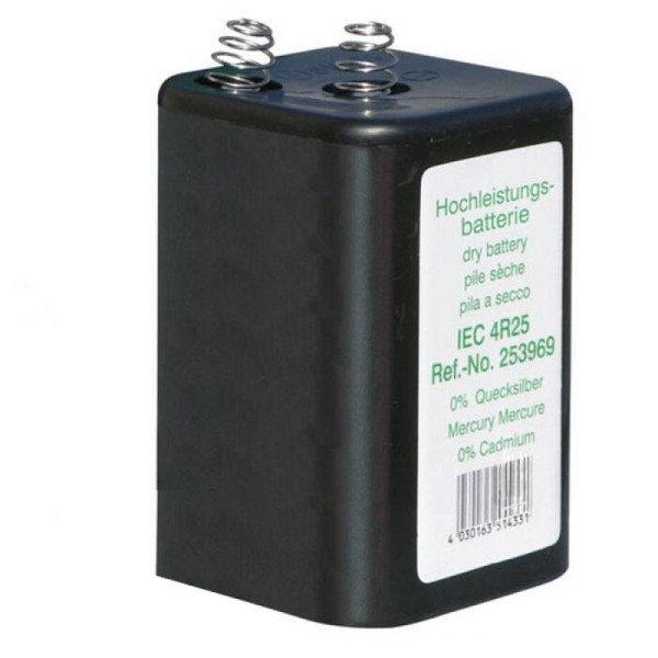 Stein HGS HGS blokbatterij IEC 4 R 25 -Premium- 6V- 7Ah, cadmium/kwikvrij, 24 stuks, 39737