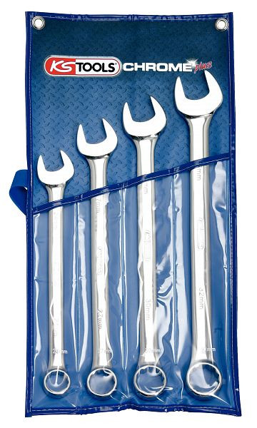 KS Tools CHROMEplus ringsteeksleutelset, haaks, 4-delig, 518.0644