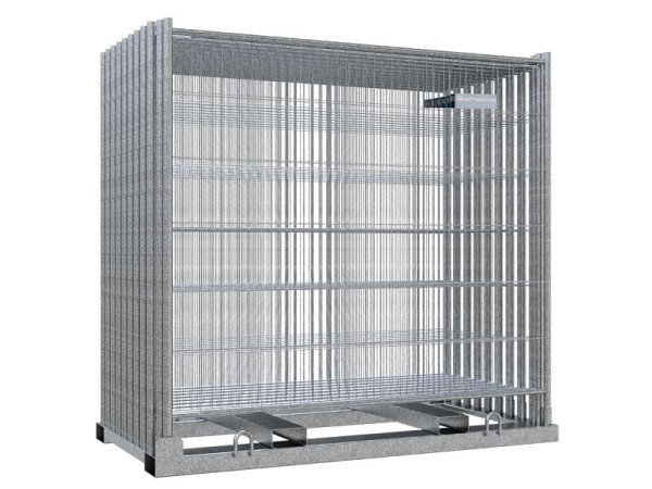 Schake bouwhekset SET1 - 2S bestaande uit: 20x mobiel bouwhek 2,00m x 2,20m verzinkt, 32000-SET1