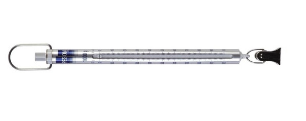 PESOLA veerweegschaal 1000g, schaalverdeling 10g, Medio line, blauw, met klem, 41000