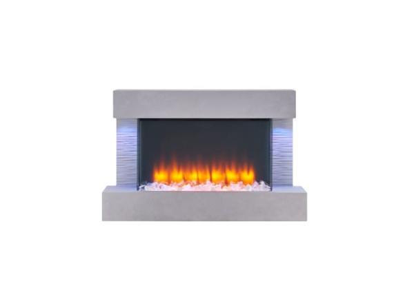 RICHEN elektrische haard Aidan, 2000 W, kleur: grijs, EF279A-MT279C-CG