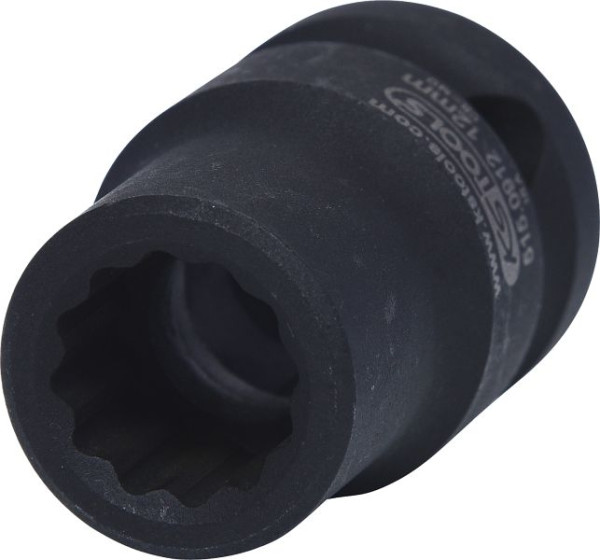 KS Tools 1/2" 12-kant slagdop, kort, 12 mm, 515.0912
