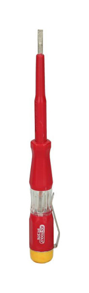 KS Tools spanningstester met beschermende isolatie 100-500 V, 140 mm, 911.2176