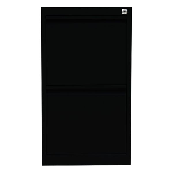 Lüllmann hangmapkast, 700 x 400 x 620 mm, gitzwart/gitzwart, 560219