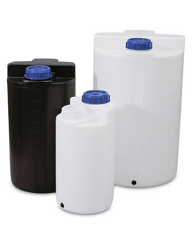 DENIOS Lager- und Dosierbehälter aus Polyethylen (PE), 300 Liter, natur-transparent, 136936