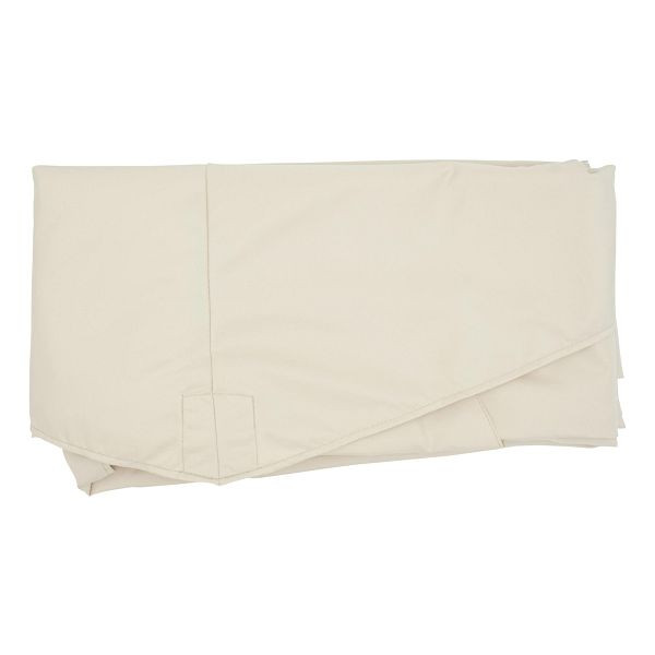 Mendler vervangende hoes voor deluxe parasol HWC-D14, parasolhoes rond Ø 3m, crème zonder klep, 81693
