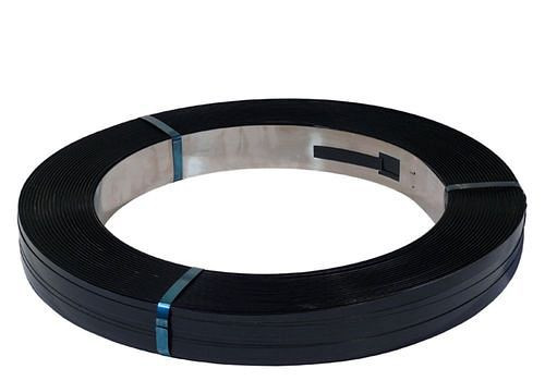 DENIOS staalband, geblauwd, 19 mm breed x 0,5 mm, verpakking: 2 rollen, 299675