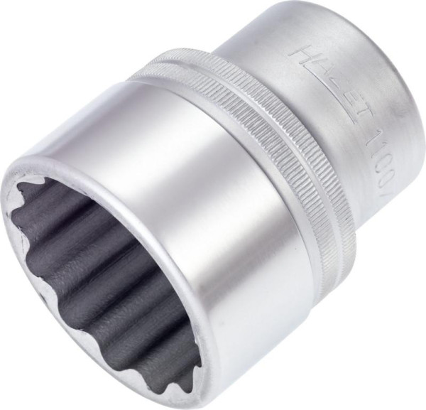 Hazet dopsleutelinzet, dubbel zeskant, hol vierkant 25 mm (1 inch), uitwendig dubbel zeskantprofiel, 46 mm, 1100Z-46