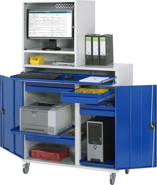 RAU computerkast - model 66, B1100 x D520 x H1185 mm, 07-1100T-M66-MG5F.11