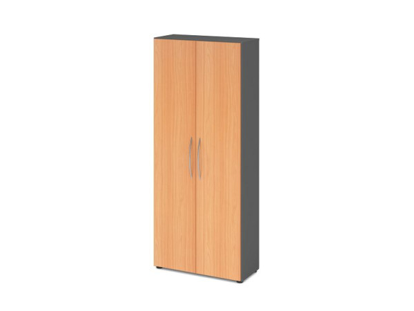 Hammerbacher kast 5OH 34, 6cm diep BM grafiet/beuken, V4100/G/6/BM