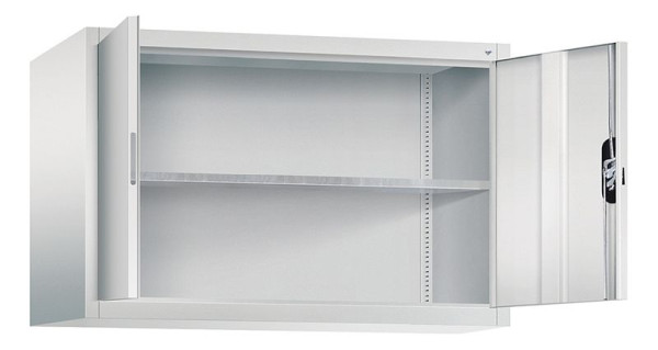 C+P bovenkast Acurado, H790xB1200xD500mm, kleur: lichtgrijs, verzonken handgreep, 9485-009 S10083