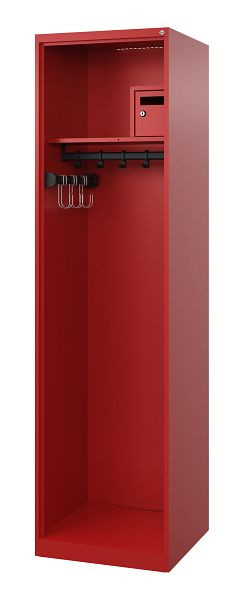C+P Feuerwehrspind Evolo, Modell FLEXO, 1 Abteil, H1850B500T500 mm, Feuerrot, 0493015-13 S10002