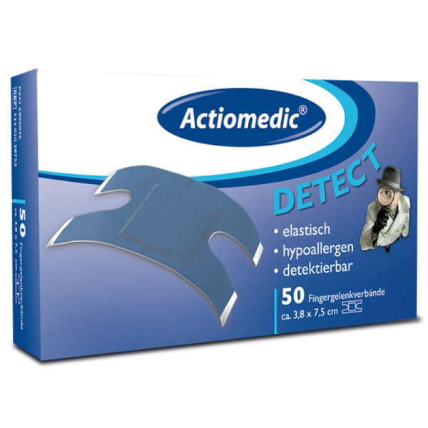 Stein HGS HGS vingergewrichtsverbanden Actiomedic® -Detect-, 50 stuks, voor de voedingssector, 25488