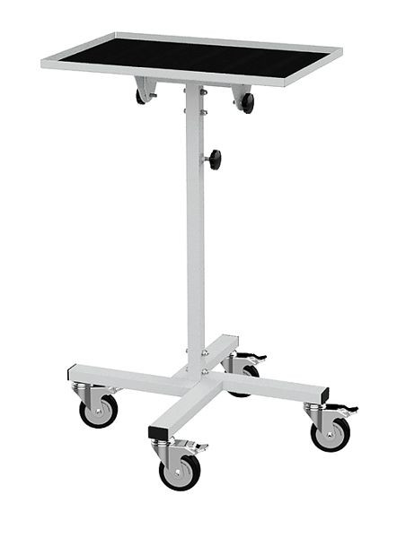 Bedrunka + Hirth verrijdbaar werk- en montageframe, traploos in hoogte verstelbaar en kantelbaar, 660 x 660 mm, 4 x geremde zwenkwielen Ø 100 mm, 05.10.31