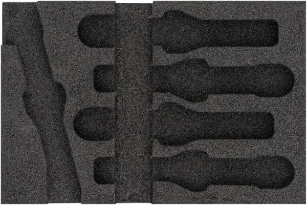 Hazet 2-componenten zachtschuim inzetstuk, voor 4670-9/5 Afmetingen / lengte: 172 mm x 114 mm Organisatiesysteem maat: 1/9 (172 x 114 mm), 163-467L