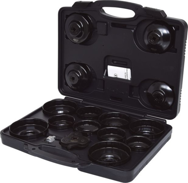 KS Tools 3/8" oliefiltersleutelset, 16-delig, 150.9310